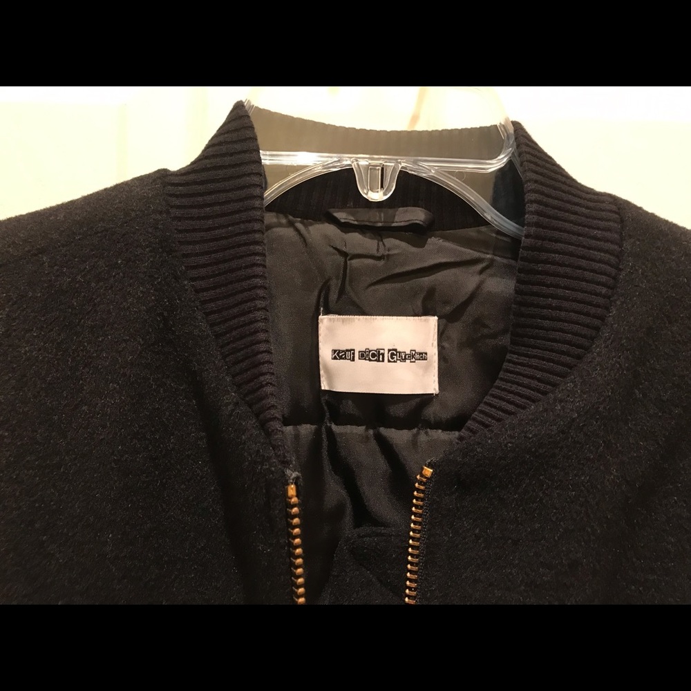 Wool Bomber Jacket - Picture 3 of 5